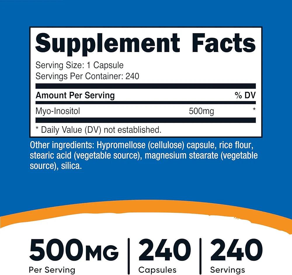 Nutricost Inositol (vitamin b8)