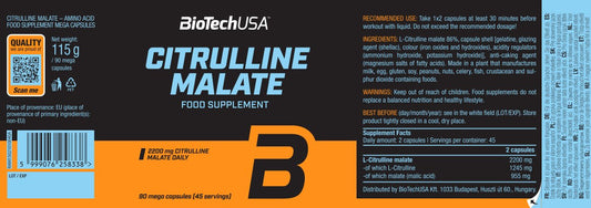 BiotechUSA Citrulline Malate