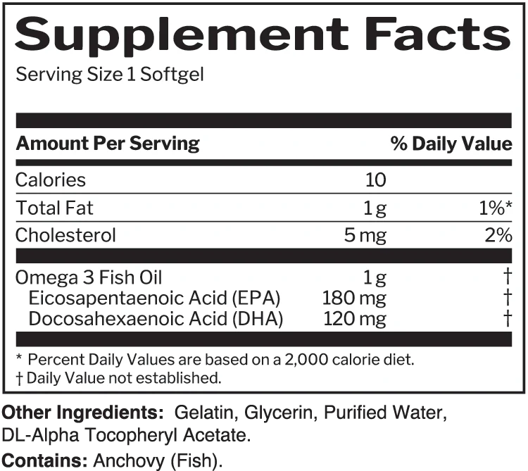 Rule1 Fish Oil (omega 3)