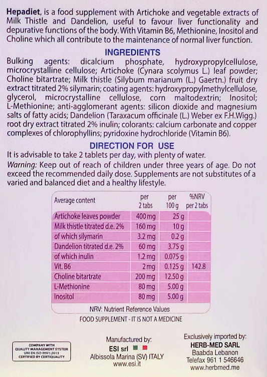 ESI Hepadiet (liver support)