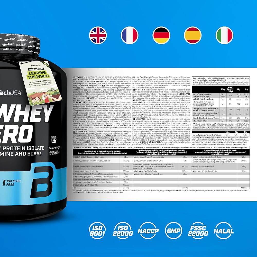 BiotechUSA Iso Whey Zero (72serv)