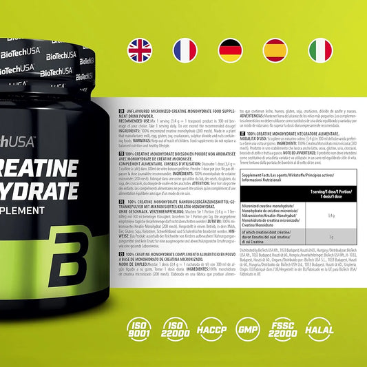 BiotechUSA 100% Creatine Monohydrate