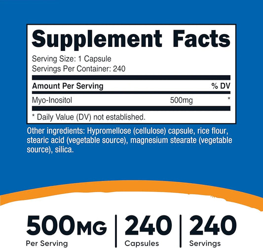 Nutricost Inositol (vitamin b8)