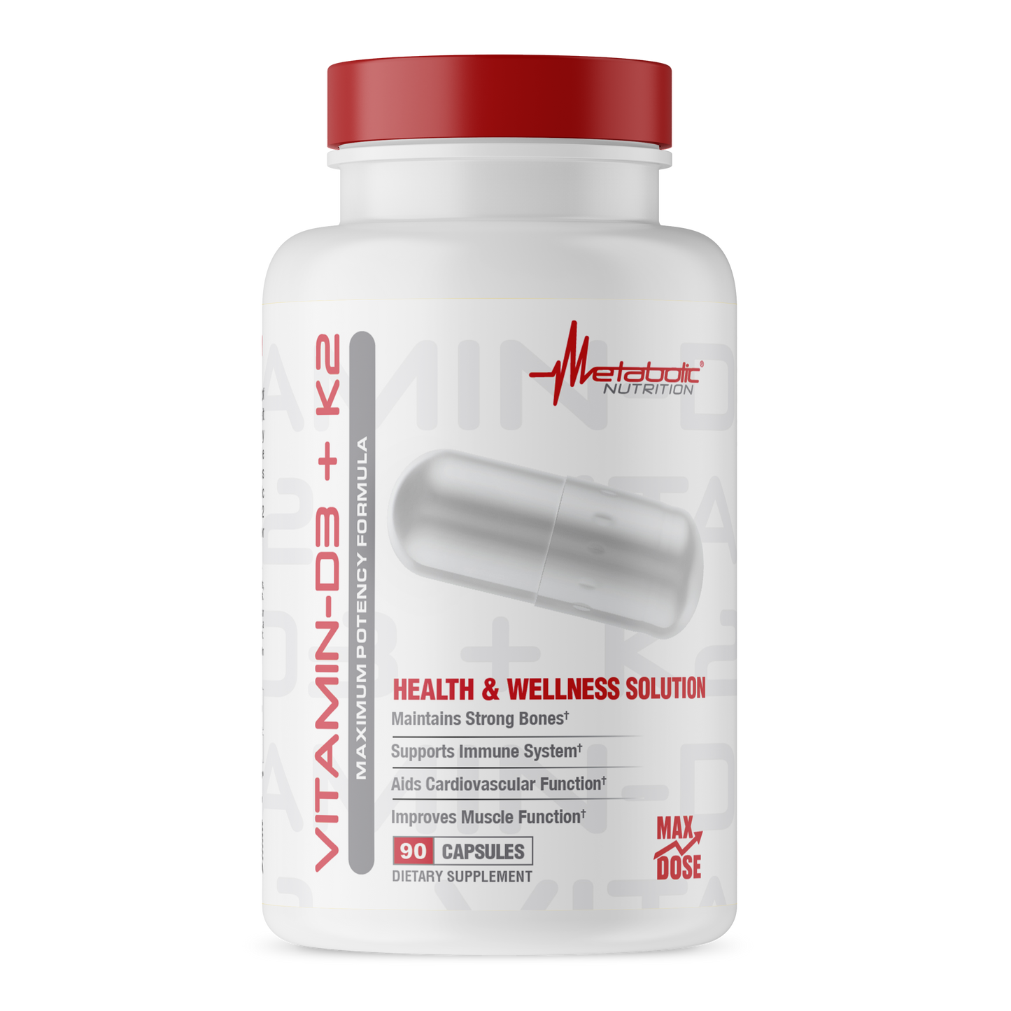 Metabolic Nutrition Vitamin D3+K2