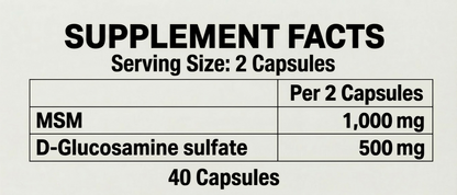 NovaDiet MSM+Glucosamine