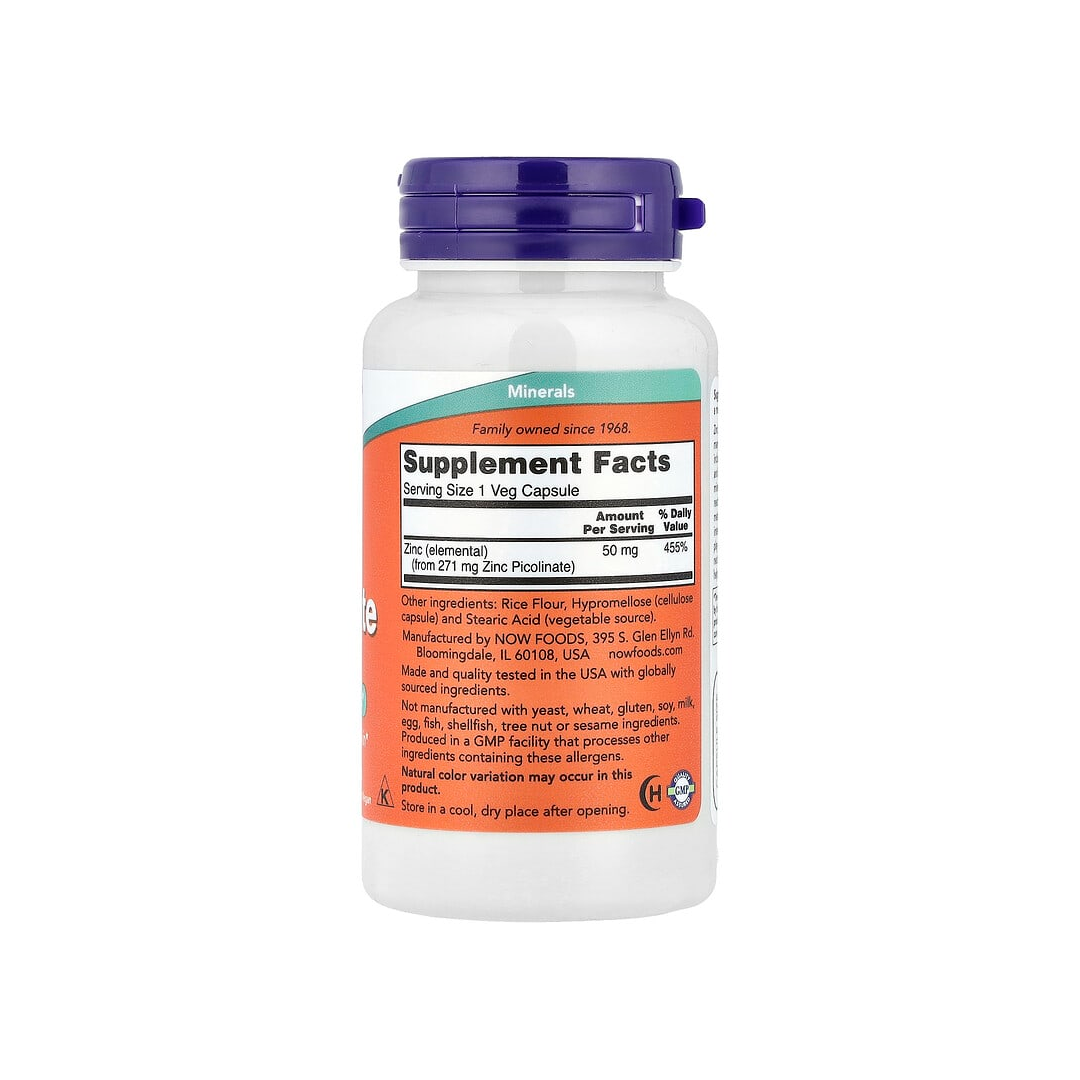 NOW Zinc Picolinate